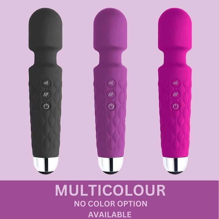 Personal Female Massager For Women | 20 Vibration Modes, USB Rechargeable, Waterproof, Medical Grade Silicone, 3 Months Warranty