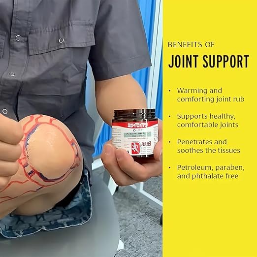 Japanese Herbal Massage Gel for Joint & Muscle Pain Relief – 100g