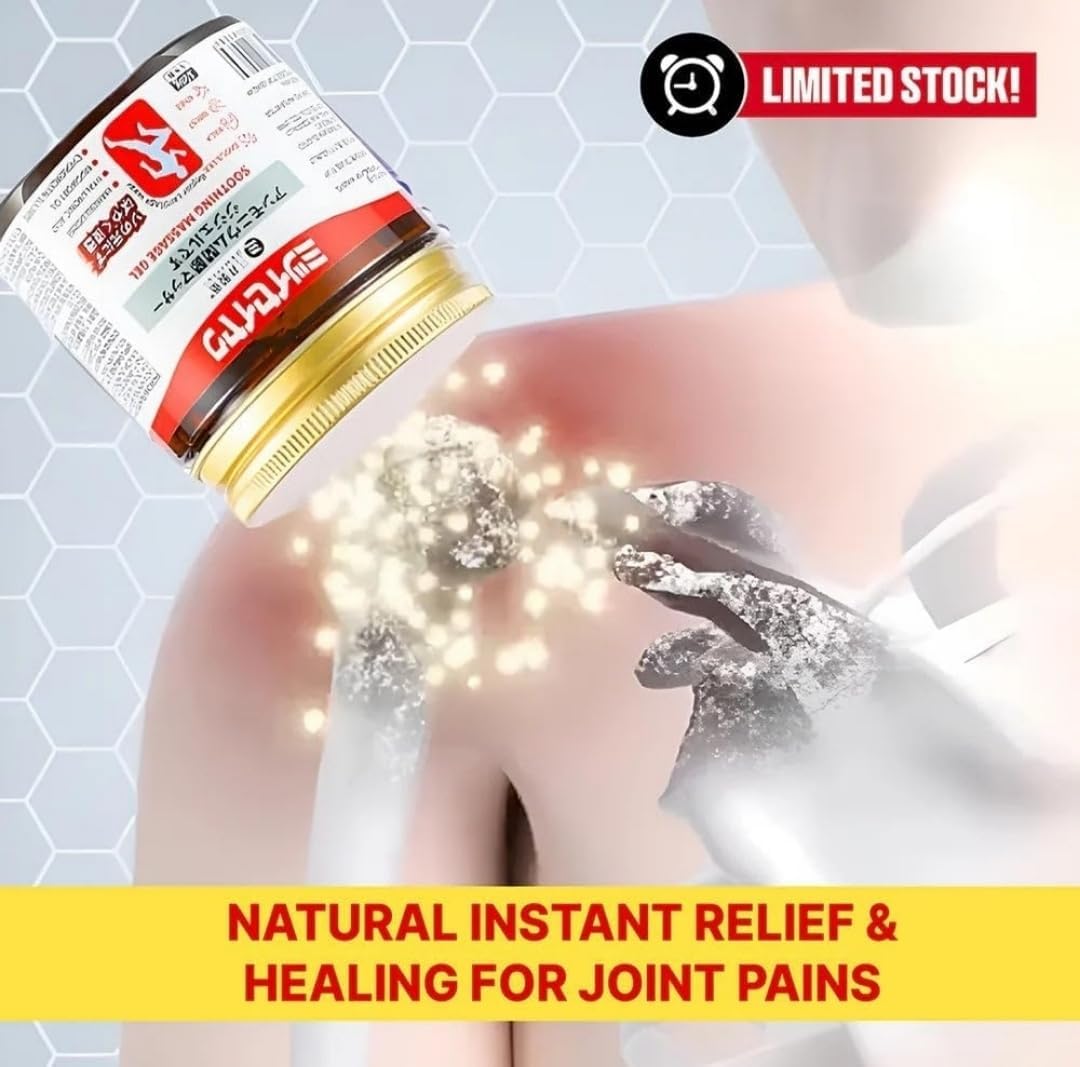 Japanese Herbal Massage Gel for Joint & Muscle Pain Relief – 100g