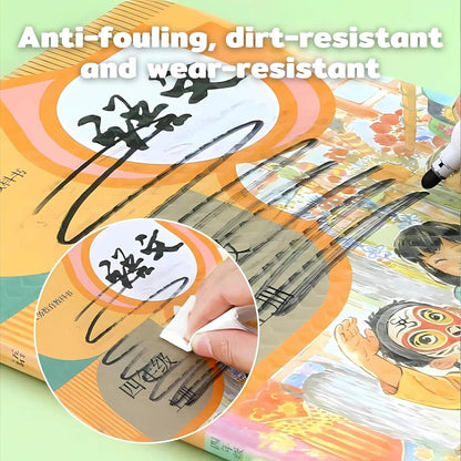 Self-Adhesive Transparent Protective Book Cover - Set of 30 Piece